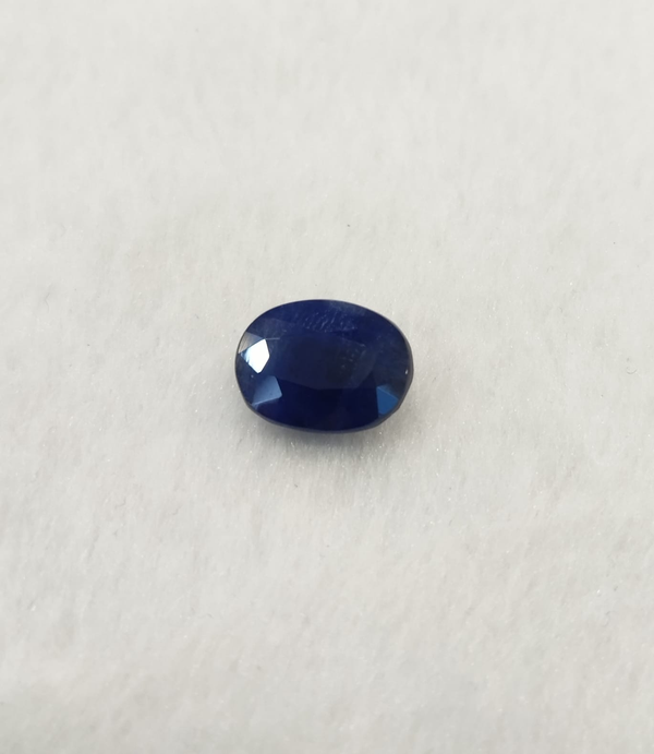 Natural Indian Blue Sapphire 5.90 Carat / 6.56 Ratti Oval Mixed Cut loose gemstone