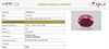 Govt. Lab certificate of authenticity - Report No. 17561S212575