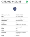 Natural Kashmir Blue Sapphire | Oval Mixed Cut | RRPN | IIGJ Certified No.: GRS2012-010928T