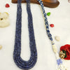 Natural Four Line Blue Sapphire Necklace: Elegance Meets Timeless Beauty image 5