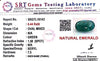 Natural Emerald | Oval Cut | Govt. Lab Certified No. SRGTL16143 image 2