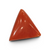 Natural Italian Red Coral | Certified Triangular Cabochon Moonga | Untreated Gemstone IGCDKBAJ42418 image 0