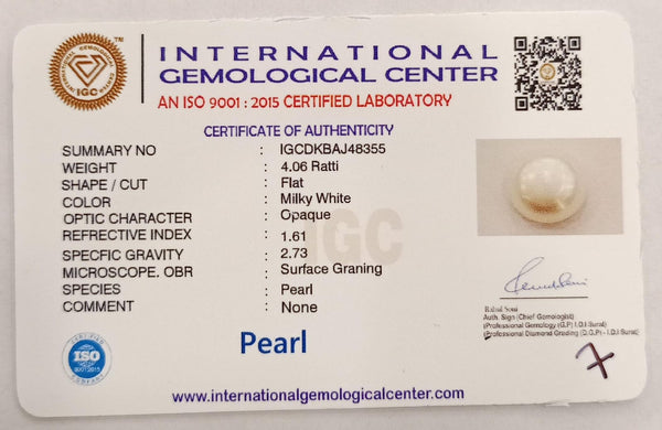 Natural PearlThe Essence of Elegance and Serenity Summary No IGCDKBAJ48355 image 2