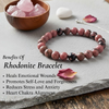 Rhodonite bracelet