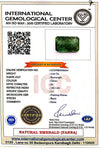 Natural Emerald | Rectangle | Lab Certified No. IGCDKBAJ58264 image 2