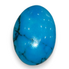 Natural Turquoise | Oval | Sea Blue | Matrix Background | IGC Certified Certification: IGC (IGCDKBAJ44695) image 0