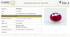 Natural Purplish Red Ruby | Certified Unheated | Oval Mixed Cut Report No. 9581D38693 image 1