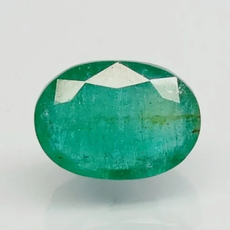 Natural Emerald 8.27 Ratti | Govt. Lab Certified | Oval Mixed CutNo.: 6938D27086 image 0