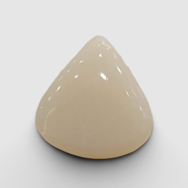 Natural White Opal 7.28Ratti| Triangular Cabochone | Certified No. IGCDKBAJ43008 image 0