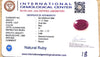 Natural Ruby | Certified Red Oval Mix Corundum Gemstone No.: IGCDKBAJ41386 image 2