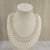 Natural Pearls 4 Line Round & Oval Shape Necklace: A Symphony of Elegance and Versatility image 0