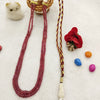 Natural Ruby Two line Beaded Necklace: A Dazzling Display of Luxury and Passion image 1