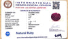 Natural Ruby | Oval Cut | IGC Certified Number: IGCDKBAJ44820 image 2