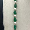 The Natural Pearl with Semi-Emerald Necklace: A Perfect Blend of Grace and Glamour-G.STB02 image 1