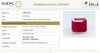 Natural Purplish Red Ruby | Certified Unheated | Octagon Mixed Cut Report No. 9581D38670 image 1