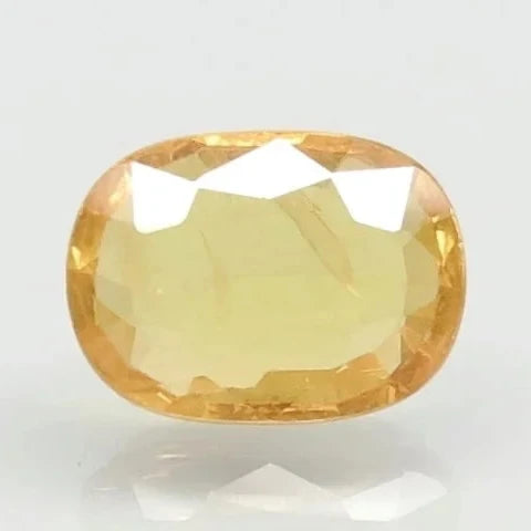Yellow Sapphire 6.03 Ratti Orangish – Certified, Heated & Diffused | 6846D26681 image 0