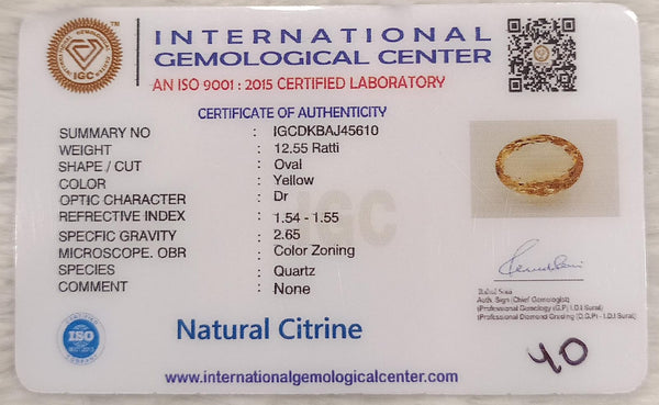 Natural Citrine: The Stone of Abundance and Optimism Summary No IGCDKBAJ45610 image 2