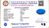Natural Turquoise | Certified | Oval Cut | Sea Blue Certificate No.: IGCDKBAJ44709 image 2
