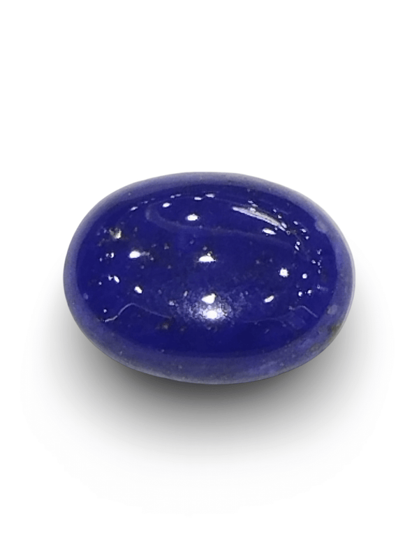 Natural Lapis Lazuli | Oval | Deep Blue with Pyrite Species | Govt. Lab Certified Certificate No.: IGCDKBAJ44666 image 1