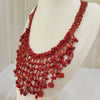 coral mix unusal shape necklace 07 image 2