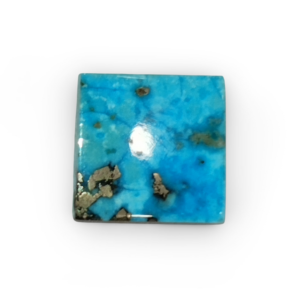 Natural Turquoise | Certified Sea Blue Firoza | Oval Shape with Matrix Certificate No.: IGCDKBAJ44690 image 1