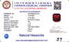 Natural Hessonite (Gomed) | Octa Step Cut | IGC Certified Certificate No.: IGCDKBAJ42772 image 2