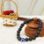 Lava Beads With Evil Eye Bracelet Negative energy image 0