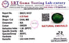 Natural Emerald | Oval Mix| Govt. Lab Certified No. SRGTL16127 image 2
