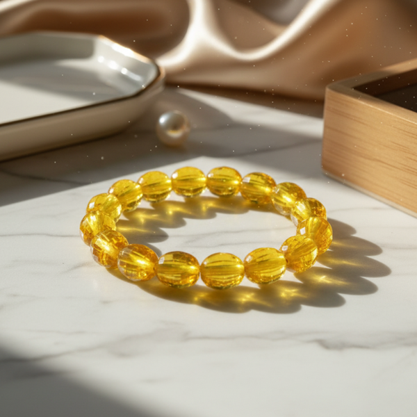 YELLOW SEAZERED BRACELET A SYMBOL OF PROTECTION image 0