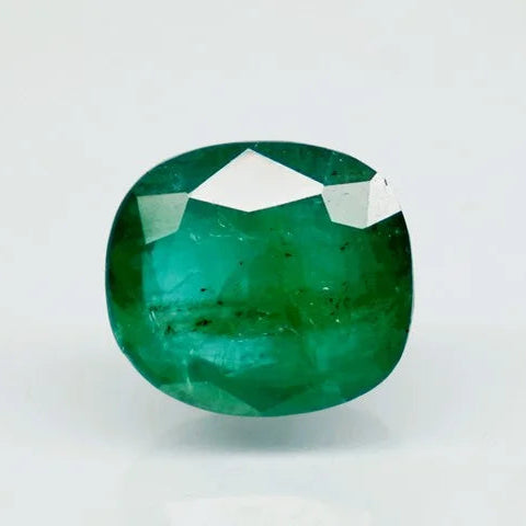 Natural Emerald | Govt. Lab Certified | Cushion Mixed Cut | Green Report No.10210D41258 image 0