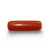NaturalRed Coral | Certified| Capsule CutGemstone Summary No. IGCDKBAJ44862 image 0