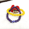 AMETHYST WITH EVIL EYE BRACELET & YELLOW QUARTZ JUPITOR SPIRITUAL AWARENESS image 2