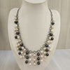 The Natural Pearl Necklace with Silver Coated Alloy: A Fusion of Elegance and Modern Design image 0