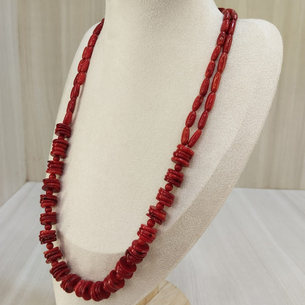 coralround three line necklace 012 image 1