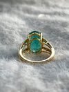 Elara Emerald Diamond Ring in 14K Gold – 7.25 ct Natural Emerald & 0.43 ct Certified Diamonds image 2