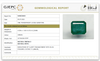 Natural Emerald | Govt. Lab Certified | Octagon StepCut | Green Report No.9498D38438 image 1