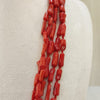 coral oval line necklace 04 image 1