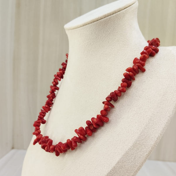 Single Line Mix Shape Natural Coral Necklace: A Dazzling Expression of Nature’s Beauty image 2