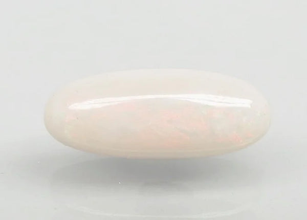 Natural Fire Opal 5.95 Ratti |40H00|Oval Cabochon | Govt. Lab Certified No.: 6699D25929