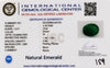 Natural Emerald | OvalCut | Govt. Lab Certified No. IGCDKBAJ46100 image 2