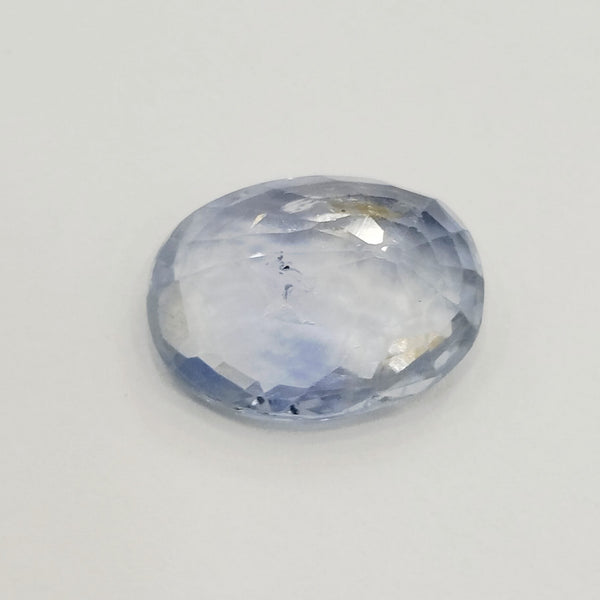 Natural Blue Sapphire | IGC Certified | Oval Mix Cut | Premium Astrological Gemstone Certified by: IGC (ISO 9001:2015 image 1