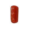 NaturalRed Coral | Certified| Capsule CutGemstone Summary No. IGCDKBAJ44860 image 1