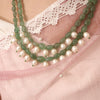 Emerald-Pearl Necklace: A Timeless Union of Elegance and Luxury-G.STB10 image 1