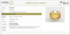Certified Yellow Sapphire (Heated & Diffused) – 5.80 Carats / 6.44 Ratti | 6846D26683 image 1