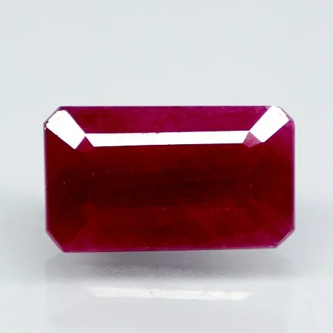 Natural Red Ruby | Certified Unheated | Octagon Mixed Cut Report No. 9581D38649 image 0