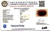 Natural Ruby | Oval Cut | IGC Certified No.: IGCDKBAJ44811 image 2