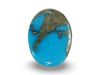 Natural Turquoise | IGC Certified | Sea Blue | Oval Cut | Matrix Background | Premium Healing GemstoneCertification No.: IGCDKBAJ44708 image 0