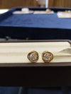 Kisna Collection | Gold Diamond Earrings | 2.01 Gm | 0.21 Carat | 14KT | H-I Color | SI Clarity image 2