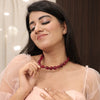 Natural Ruby Single Line Necklace: A Classic Jewel of Elegance and Passion image 2