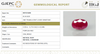 Natural Purplish Red Ruby | Certified Unheated | Oval Mixed Cut image 1